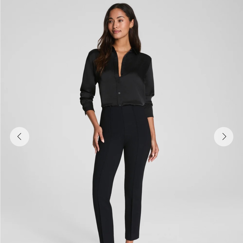 SPANX Sleek Black Ankle Pants